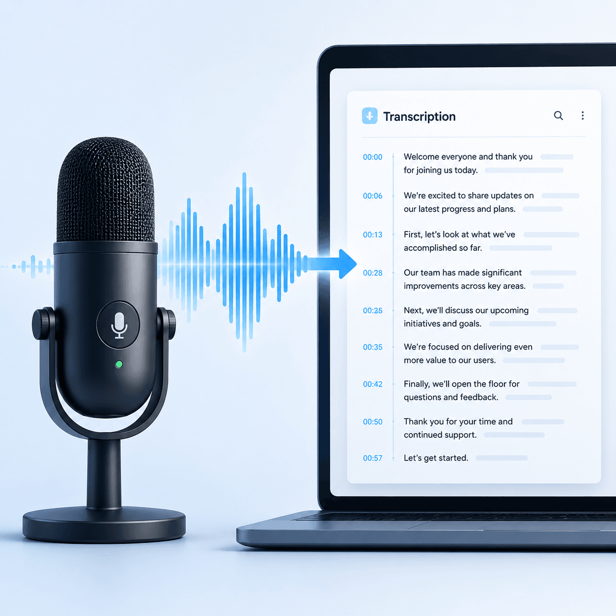 Smarter meeting recordings. EU-based. Privacy-first.